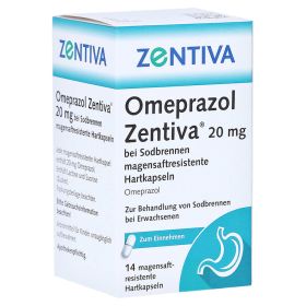 Omeprazol Zentiva 20mg bei Sodbrennen – PZN 10541926 (PZN 10541926) из Германии