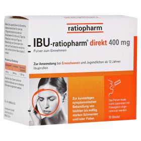 IBU-ratiopharm direkt 400mg – PZN 11722423 (PZN 11722423) из Германии