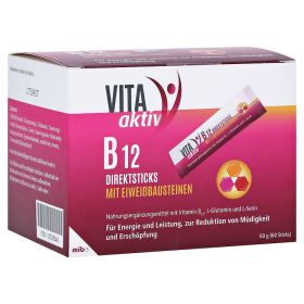 VITA Aktiv B12 Direktsticks mit Eiweißbausteinen – PZN 12726340 (PZN 12726340) из Германии