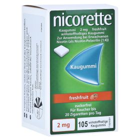 Nicorette 2mg freshfruit – PZN 7274663 (PZN 7274663) из Германии