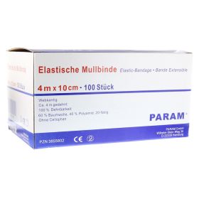 MULLBINDEN elast.10 cm o.Cellophan – PZN 3855802 (PZN 3855802) из Германии