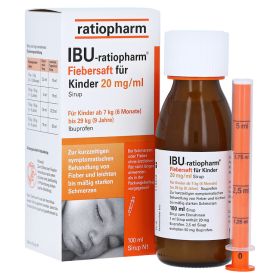 IBU-ratiopharm Fiebersaft für Kinder 20mg/ml – PZN 696266 (PZN 696266) из Германии