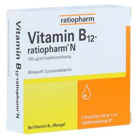 Vitamin B12 ratiopharm N Ampullen – PZN 7260796 (PZN 7260796) из Германии