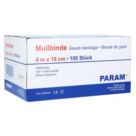 MULLBINDEN 10 cm o.Cellophan – PZN 3855593 (PZN 3855593) из Германии