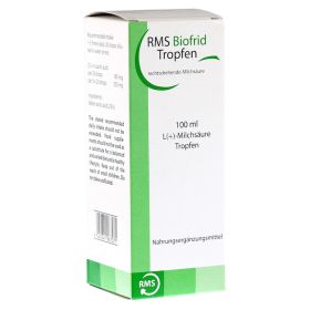 RMS Biofrid Milchsäure Tropfen rechtsdrehend – PZN 10132470 (PZN 10132470) из Германии