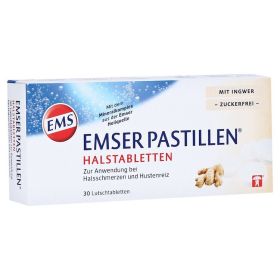 Emser Pastillen Halstabletten mit Ingwer zuckerfrei – PZN 14145736 (PZN 14145736) из Германии